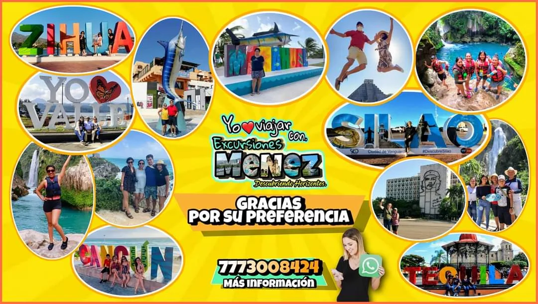 Collage de destinos en México